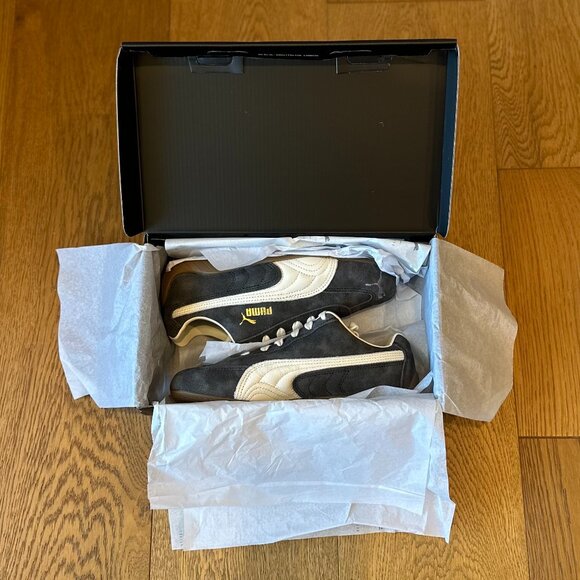 PUMA Women’s Speedcat Faded Sneakers (Cast Iron/Alpine Snow) - Picture 7 of 16